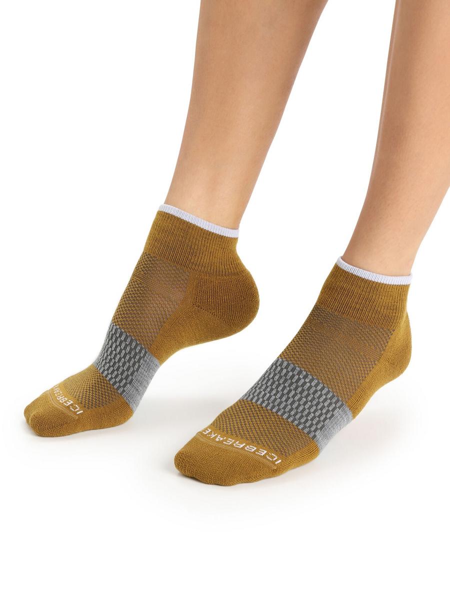 Clove / Snow Icebreaker Merino Multisport Light Mini Women's Socks | AU 1415TCEV